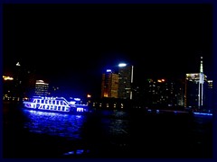 Zhujiang New Town skyline by night.